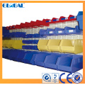 Bacs de rangement en plastique PP convenant aux bureaux / bacs logistiques multicolores